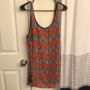 Tribal print tank top